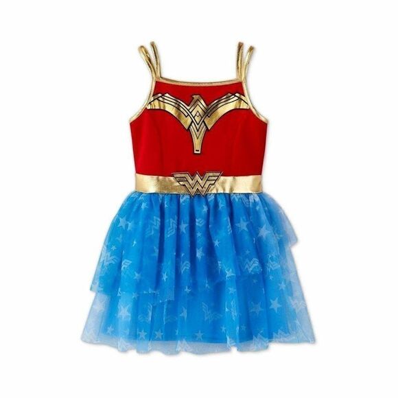 Girls' DC Comics Wonder Woman Classic Cosplay L - Picture 1 of 6